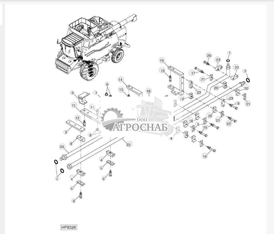Steering Lines, L.H. Side 